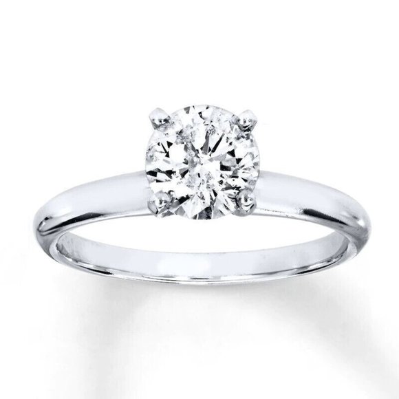 Jewelry - CLEARANCE SALE Certified 2.04 Cttw Diamond Brilliant Cut Ring 925 Silver Size 7
